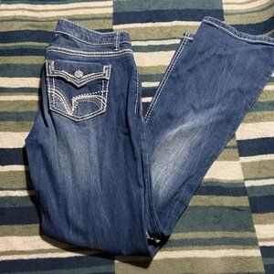 Hippie Laundry Distressed Bootcut Jeans